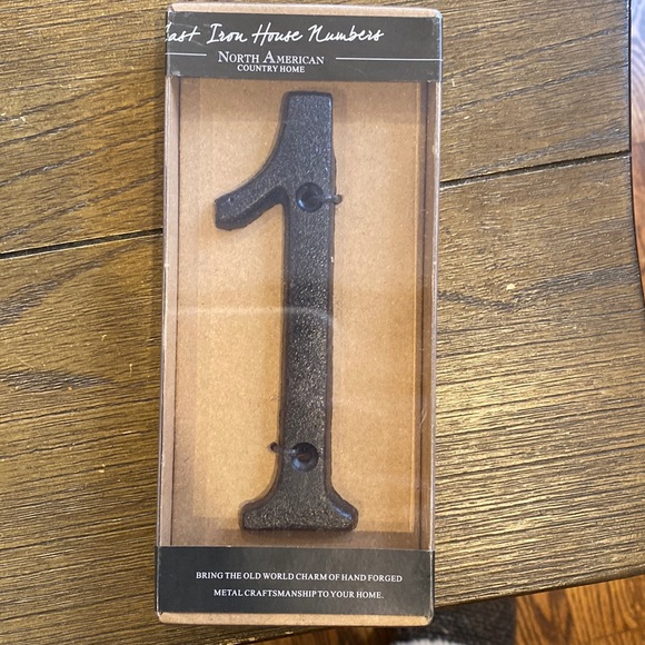 Other - Cast iron house numbers
